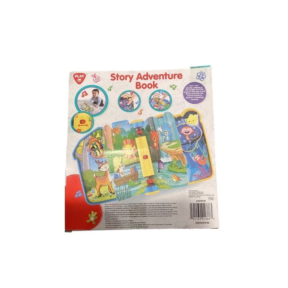 Playgo‎ Story Adventure Book Musical Interactive Baby Toy 1688 Jungle Theme 6M+